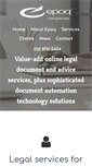 Mobile Screenshot of epoq.co.uk