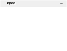 Tablet Screenshot of epoq.no